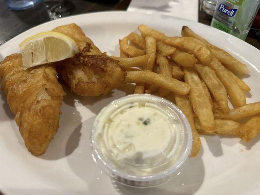 Cod fish and chips