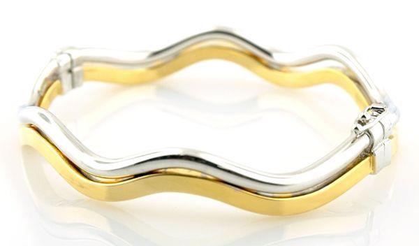 Two tone bangle. Available at www.expresspawn.com