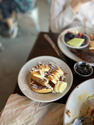 Kim's banana caramel French toast