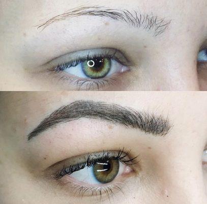 HEALED custom microblading by Kristen