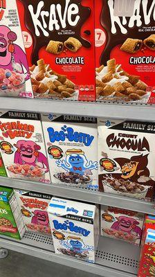 They had the monster cereals!!