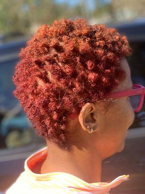 Custom Color on Natural Textured Hair