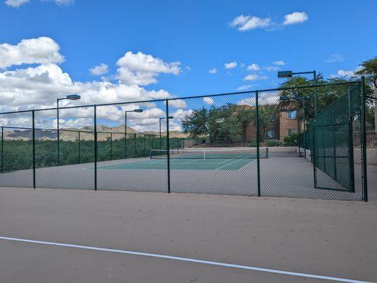 Tennis court.