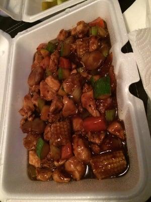 Kung pao chicken was ok ($4.50)