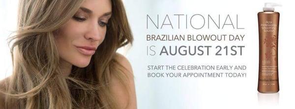 Book your appt today!  Brazilian blowout certified