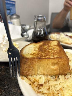 Now that's TEXAS toast .. and it's homemade bread