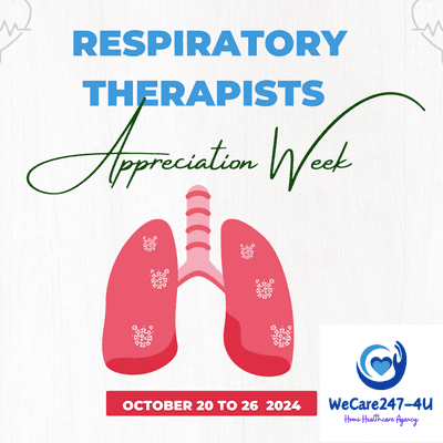 Do you know it is officially Respiratory Care Week? Oh yes it is. WeCare247-4U would like to give a shoutout to all the RTs around VA