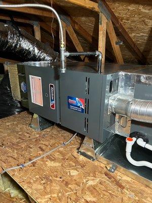 Attic Furnace Replacement