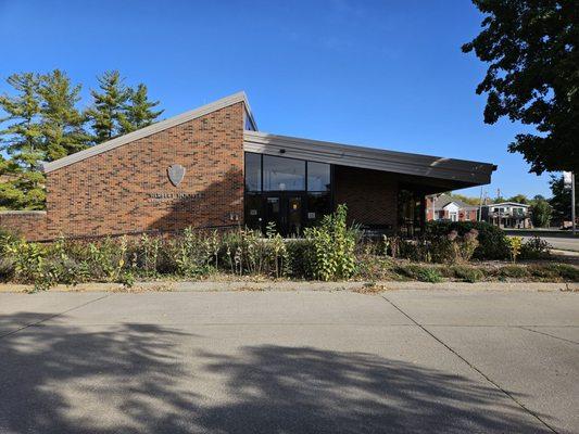 Exterior of visitor center