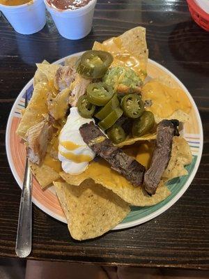 Combo fajita nachos