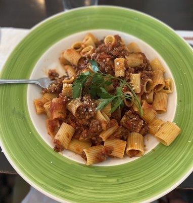 Rigatoni bolognese