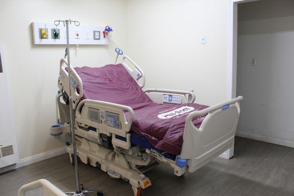 We carry Hill-Rom Progressa beds, which are available for rent or purchase.