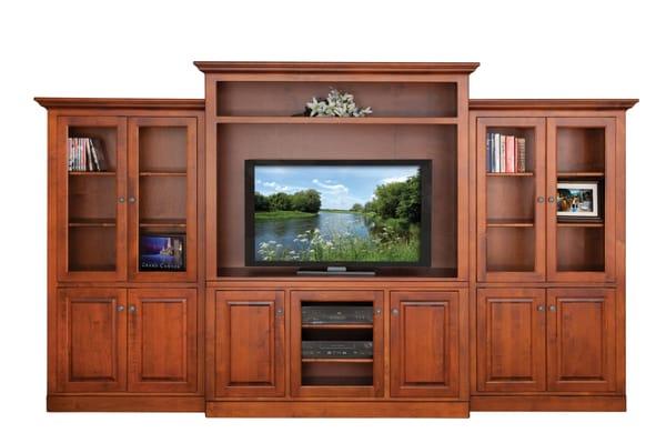 Custom staining available on wall units