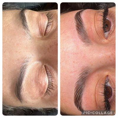 Brow Lamination and Lash extensions