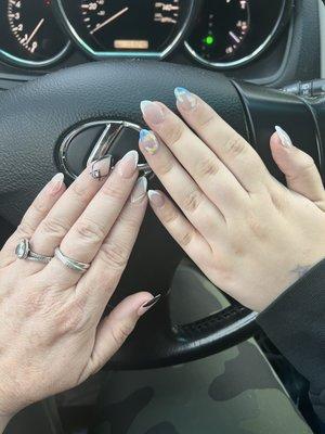 Mine and my daughters nails