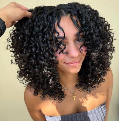 Curly Cut & Transformation by Brenda