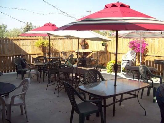 Patio dining is great on those warm summer evenings!