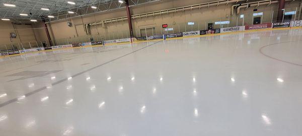 Fresh ice! Best place to be on 2-22-22