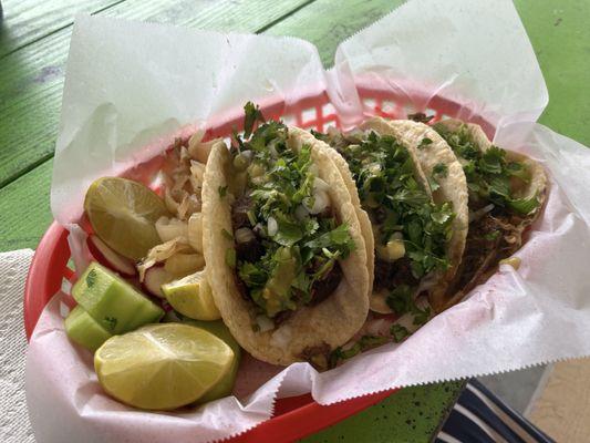 Cabeza, Chivo, lengua tacos