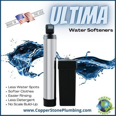 Ultima Water softeners are designed to provide your family with clean, safe, soft water for your home, while saving you money at the same ti