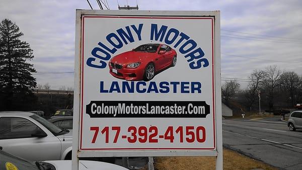 Colony Motors Lancaster