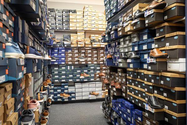 Dress Shoe Section of Store