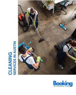 Professional commercial cleaning in Austin, TX with BookingCleaning.com. We keep your business spotless!