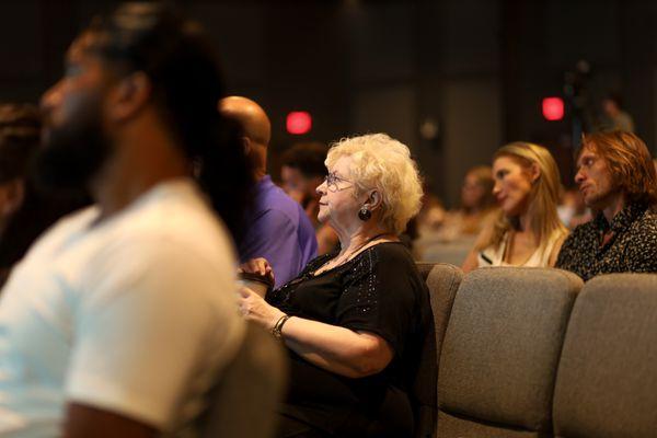 In service at Maple City Chapel.