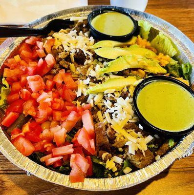 Carne Asada Salad. Bomb!