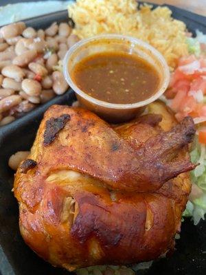 Insanely delicious smoked chicken meal | Nidia's Latin Grill | Dover FL | June 10, 2022