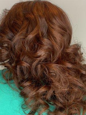 Color and curled