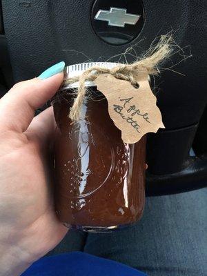 Homemade apple butter