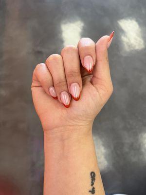 Almond shaped acrylics