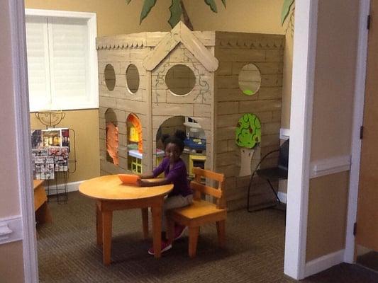 Our waiting room play area!