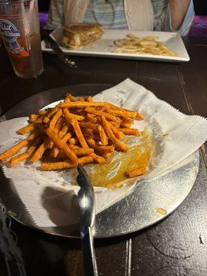 Sweet potato fries with maple syrup only in New York.