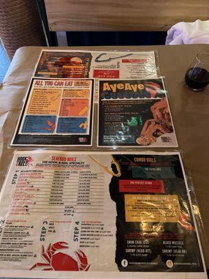 Hook & Reel Menu