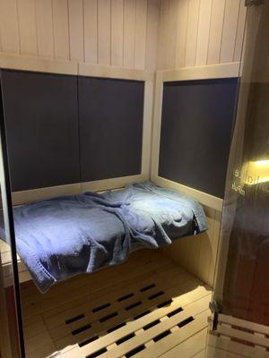 Infrared sauna to beat the cold