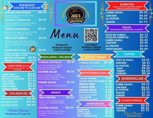 New Menu