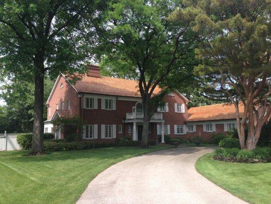 Cedar Shingle Roof Installed By Hanson Roofing