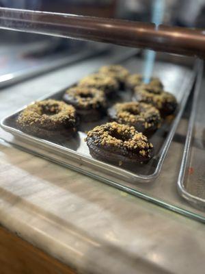 Mocha Almond Crunch Doughnut