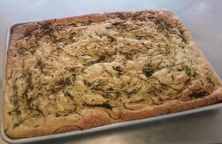 Onion Rosemary Foccaia Bread