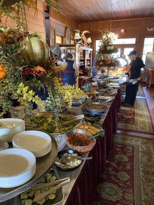 Another view of the buffet