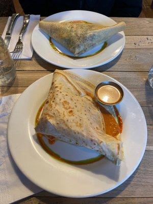 Chicken Tikka Masala Crepe & Veggie Crepe