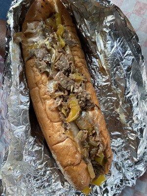 6. Pepper Cheesesteak