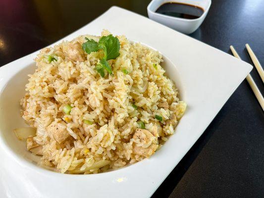 Delicious chicken fried rice!