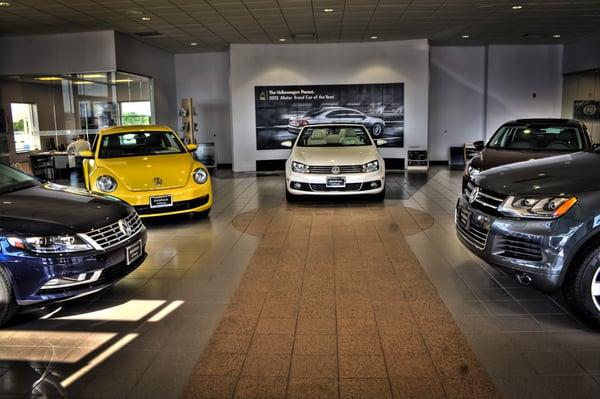 Volkswagen showroom