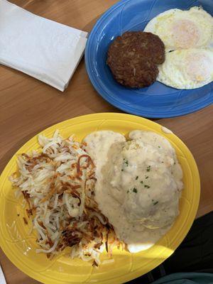 Biscuits and gravy