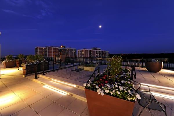 Night Sky on the Rooftop Deck