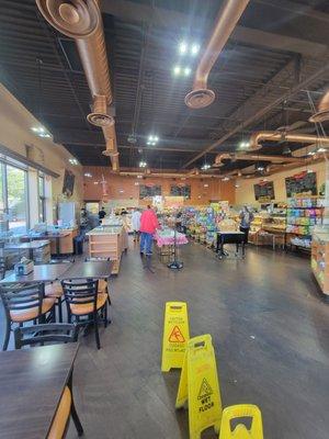 Plenty of space, high ceilings and a wide variety of choices. All kinds of delicious sandwiches.