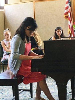 Katie performing Chopin's Nocturne in Eb Major Op. 9 No. 2 at our Spring Musicale 2017